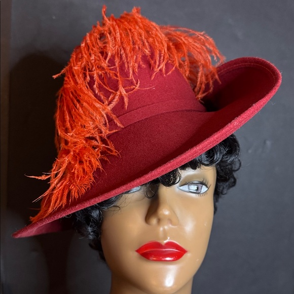 Vintage Bollmam & Company Feather Wool Hat - Picture 8 of 15
